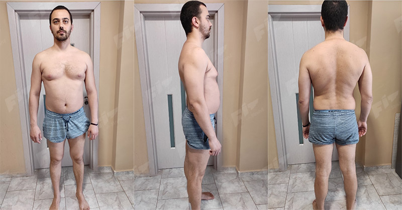 Иван преди промяната си при FitwithStrahil